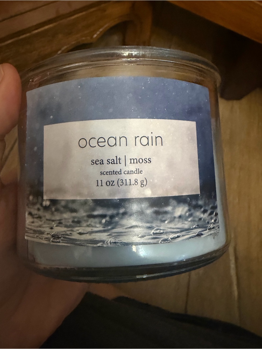 Fashion Nova Ocean Rain Sea Salt & Moss Candle - Blue